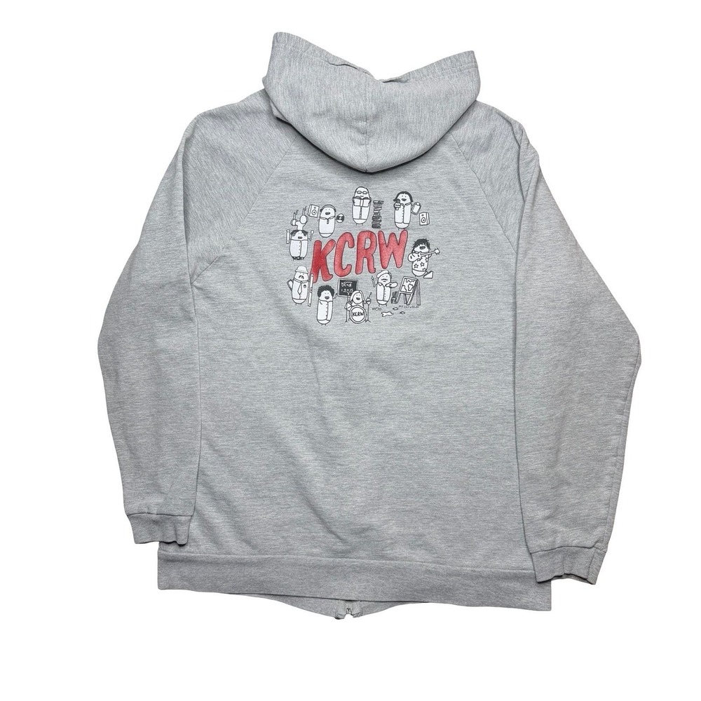 KCRW radio zip up jacket hoody‎